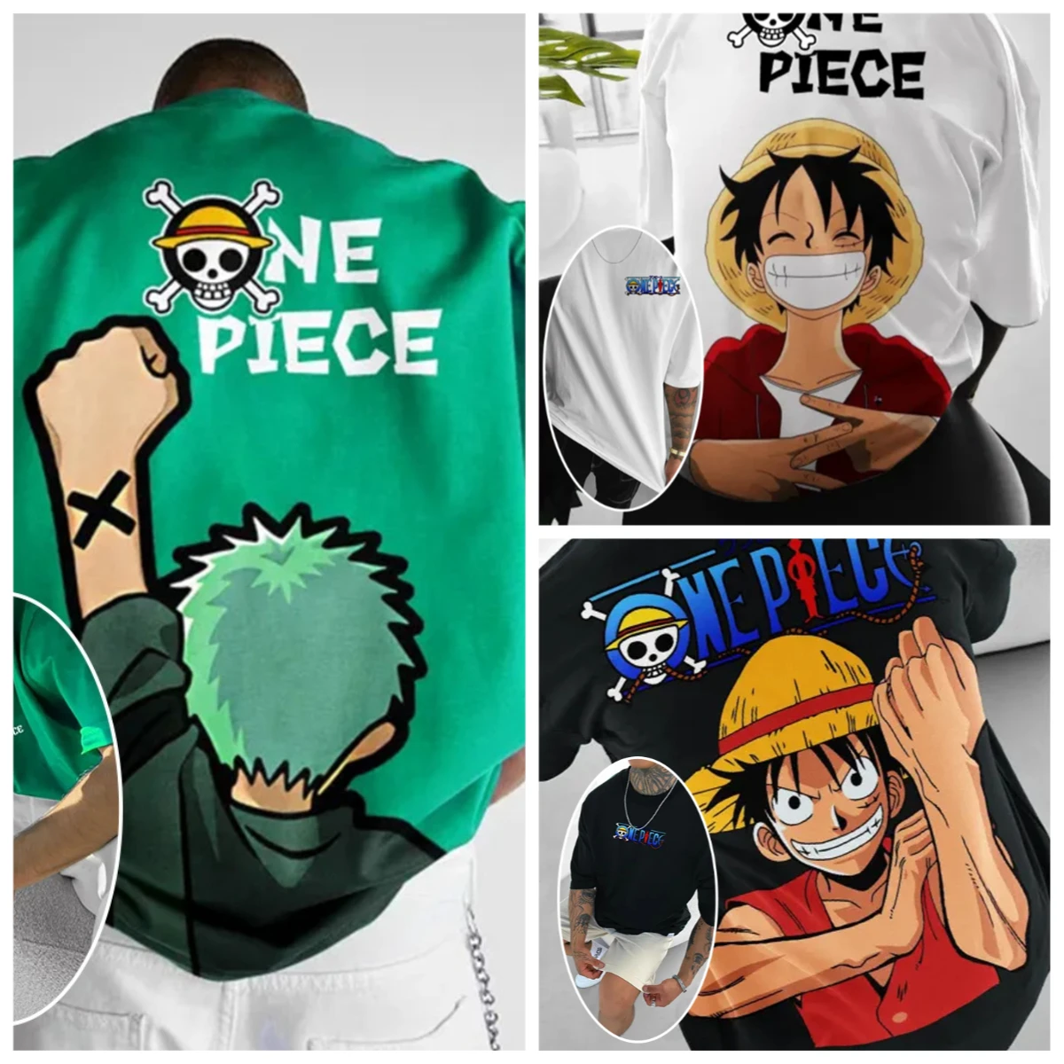 Summer Clothing Trends 2025 - ONE PIECE Luffy Zoro 2025 Summer