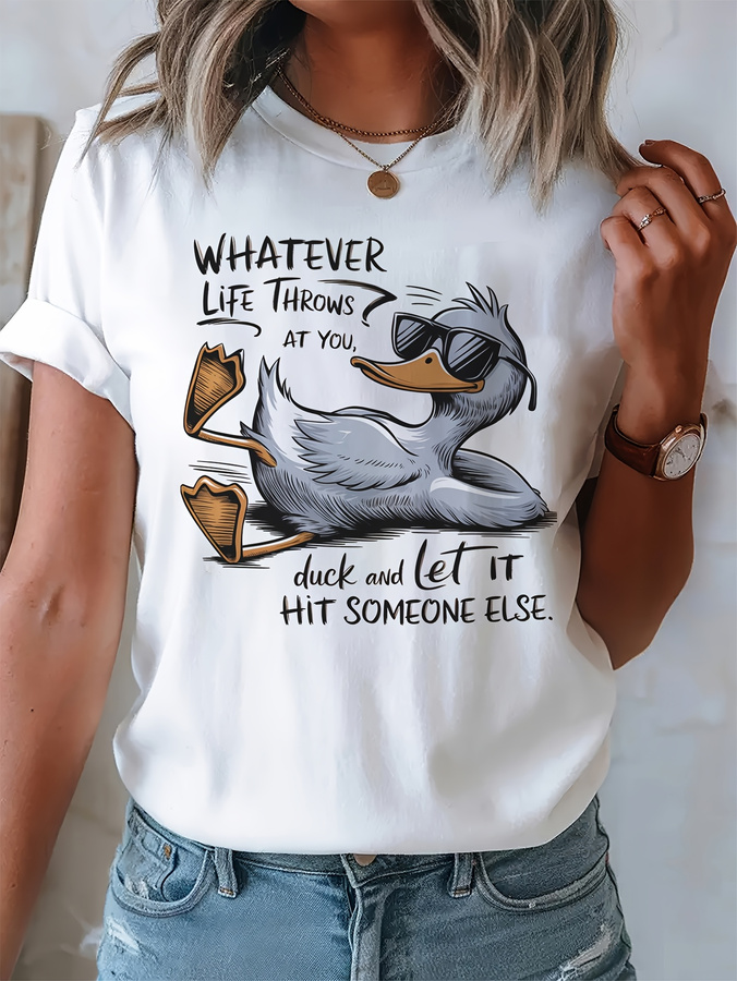 Summer Clothing Trends 2025 - Funny Duck Quote 