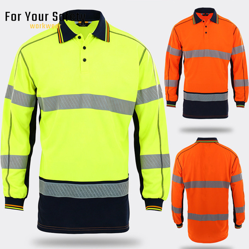 Summer Hi Vis Clothing - Quick Drying Polo Shirts for Man