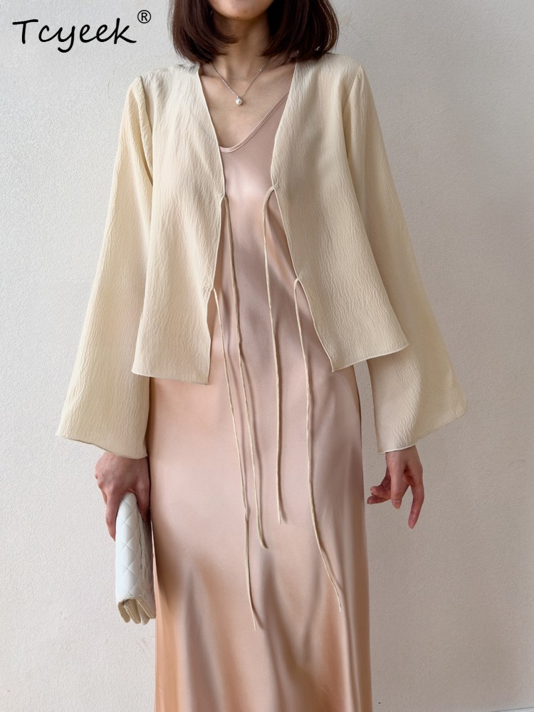 Summer Clothing Colors 2026 - Tcyeek 100% Real Mulberry Silk Sexy