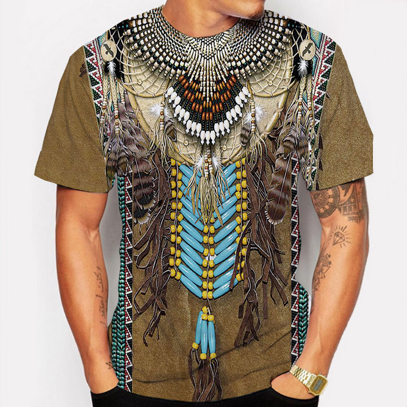 Indian Summer Vintage Clothing - Indian T-Shirts Ethnic Style 3D Print