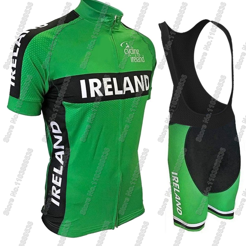 Ireland Summer Clothing - 2025 Ireland Team Cycling Jersey Mens