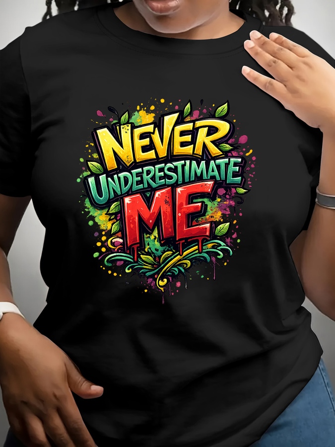 Summer Clothing Colors 2026 - Boho Graffiti Empowerment Statement Short Sleeve