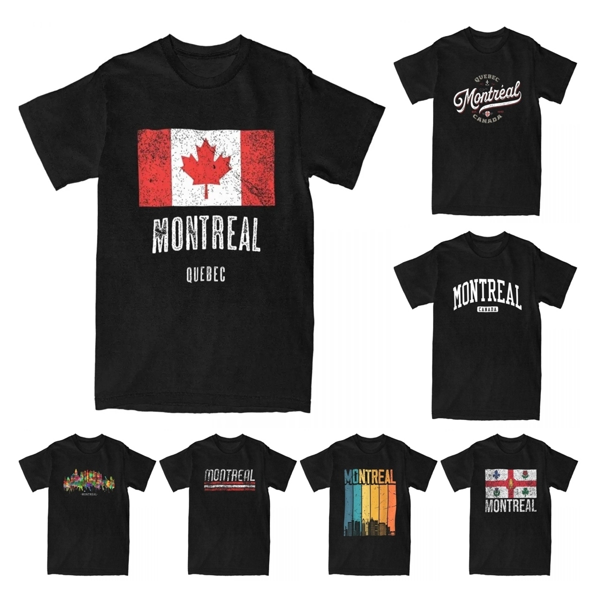 Summer Clothing Canada - City Of Montreal Canada Canadian Flag