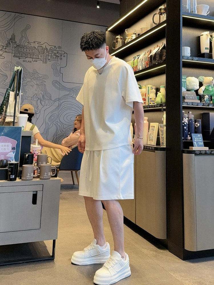 Summer Clothing Range - Loose Casual Men's Clothing Set Short