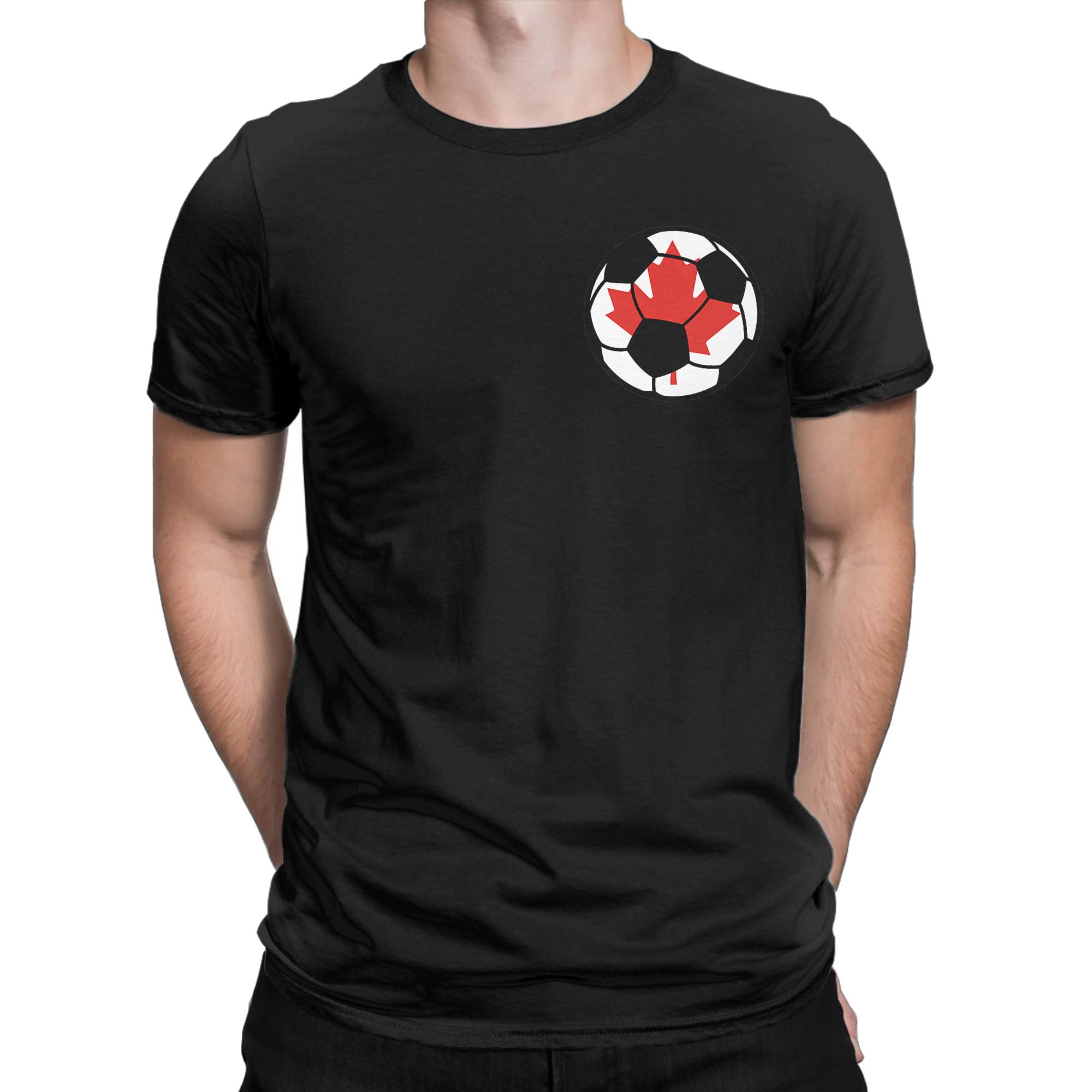 Summer Clothing Canada - Canada Soccer Ball Canadian Flag Men