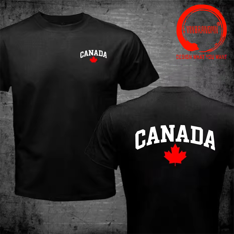 Summer Clothing Canada - Canada Letter Printed Fashion Design 100%