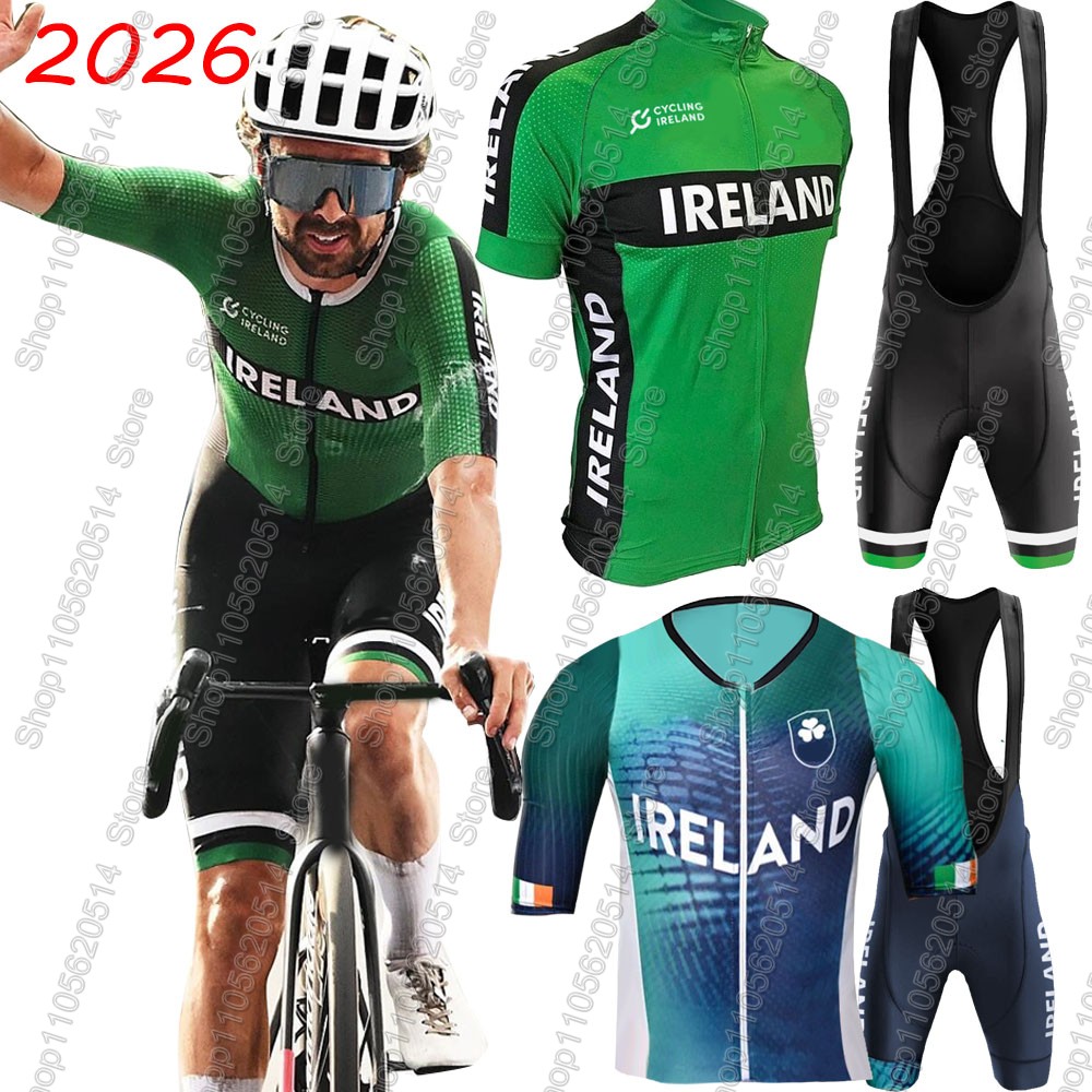 Ireland Summer Clothing - Ireland 2026 cycling Jersey Set National