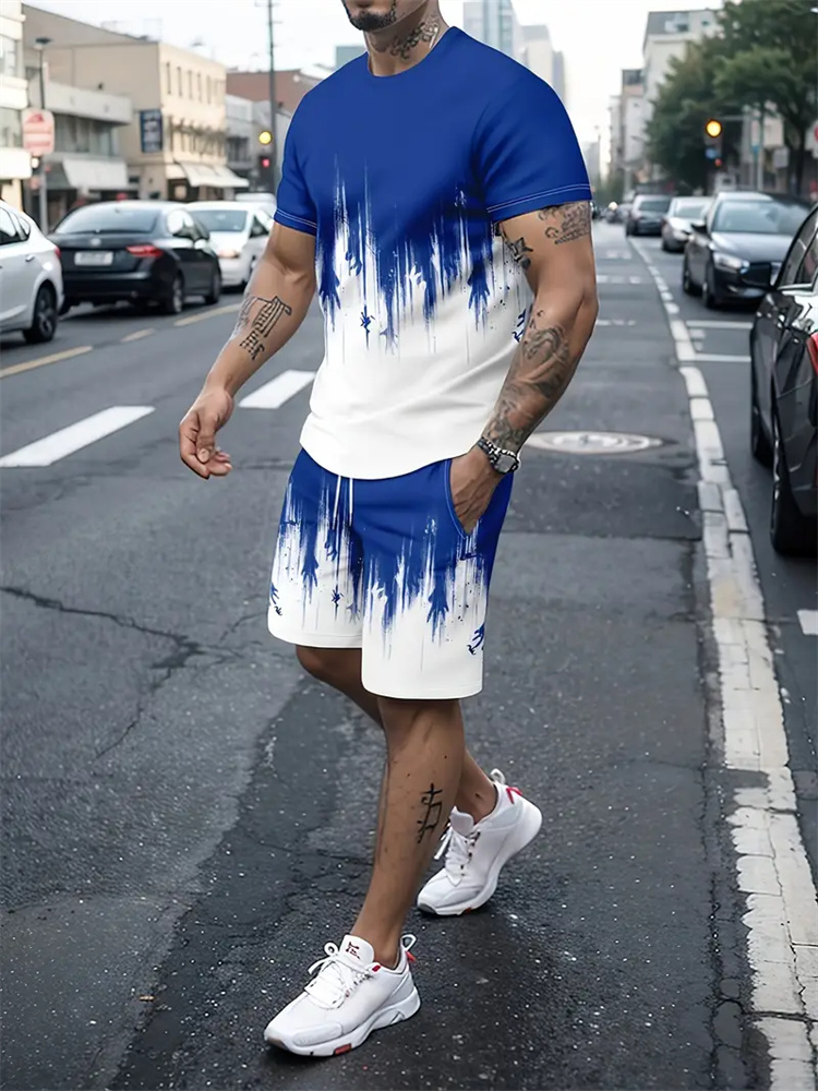 Men Women Gradient Texture T-s - đánh giá và giá Summer Clothing Modest