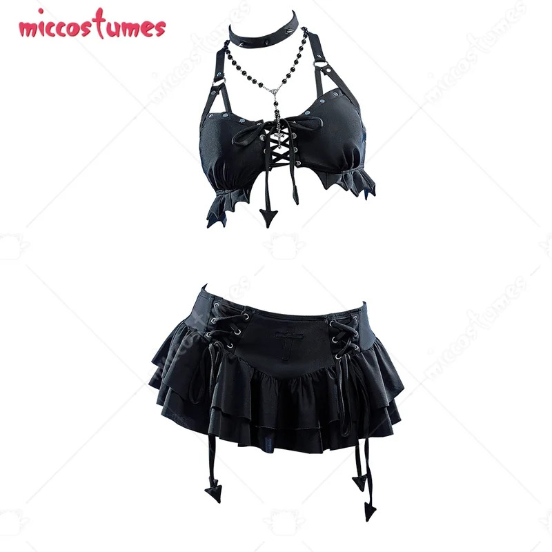25COShaikyuu Women Goth Two Pi - đánh giá và giá Halter Neck Top