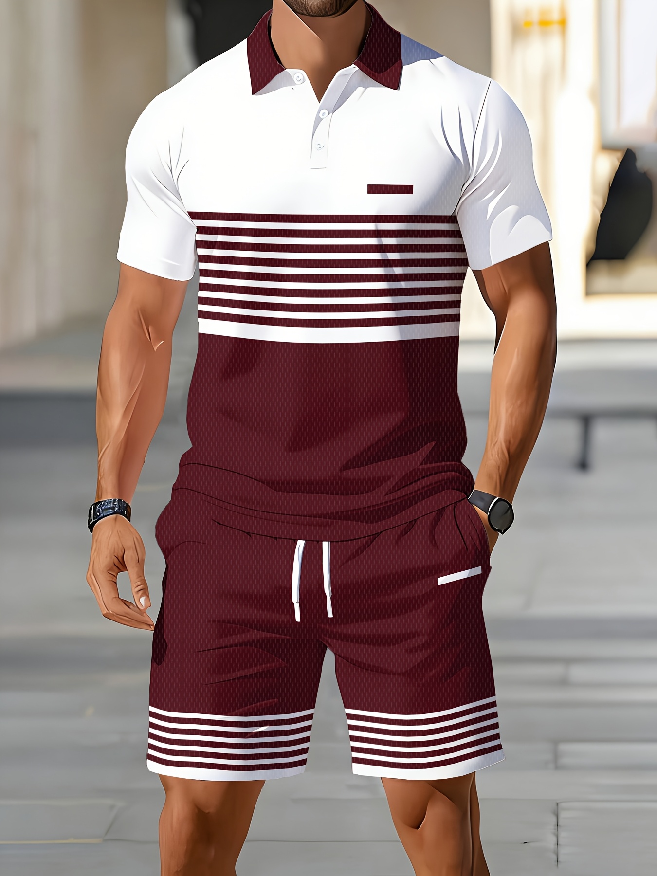2026 Summer Men's Polo Set - 3 - đánh giá và giá Summer Clothing Shops