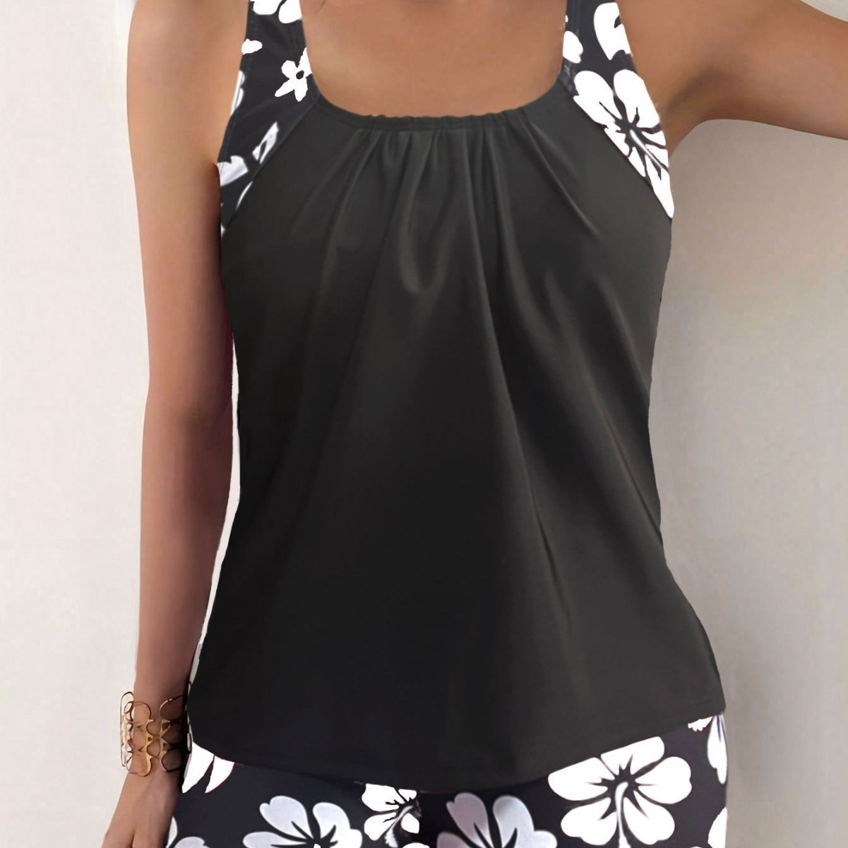 Woman Tankini With Shorts Swim - đánh giá và giá Halter Neck Top
