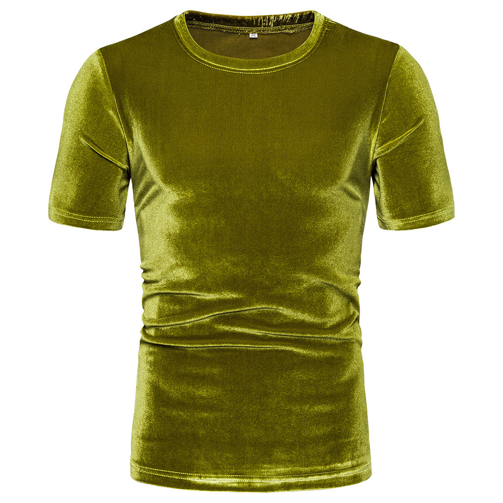 High Street Men Velvet T Shirt - đánh giá và giá Summer Clothing Colors 2026