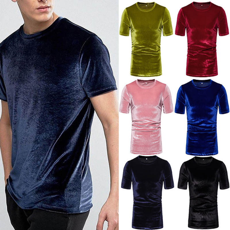 High Street Men Velvet T Shirt - đánh giá và giá Summer Clothing Colors 2026