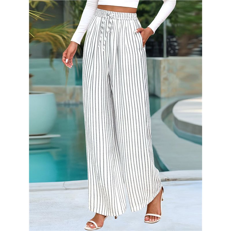 NEW-Women's Pants Elastic Wais - đánh giá và giá Palazzo Pant Wide