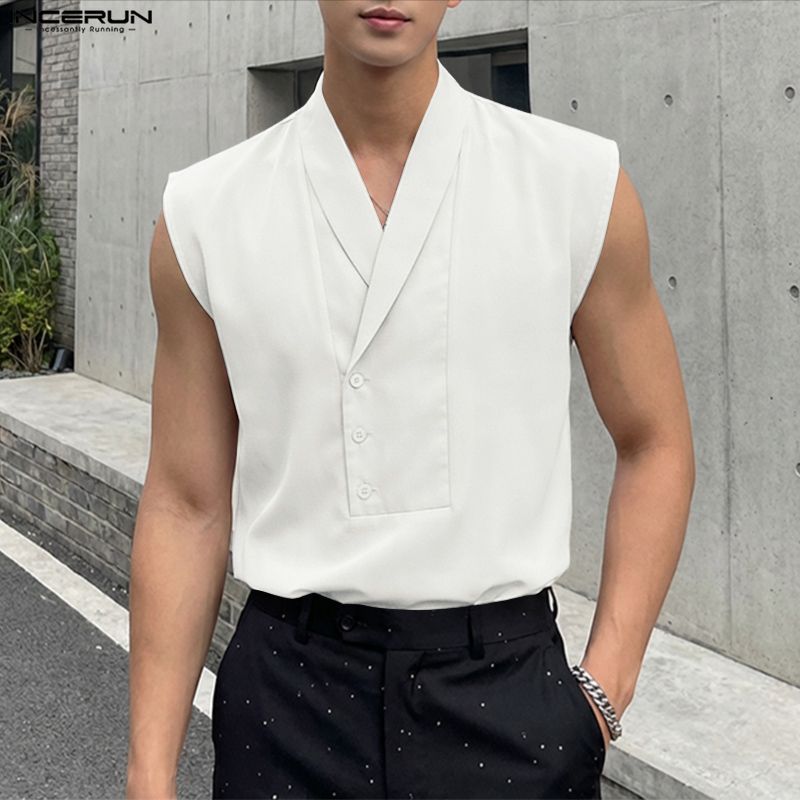 INCERUN Men Tank Tops Solid Co - đánh giá và giá Summer Clothing Colors 2026