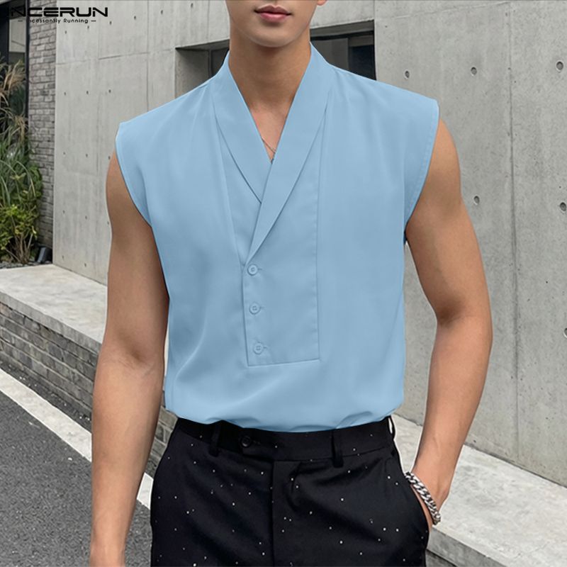 INCERUN Men Tank Tops Solid Co - đánh giá và giá Summer Clothing Colors 2026