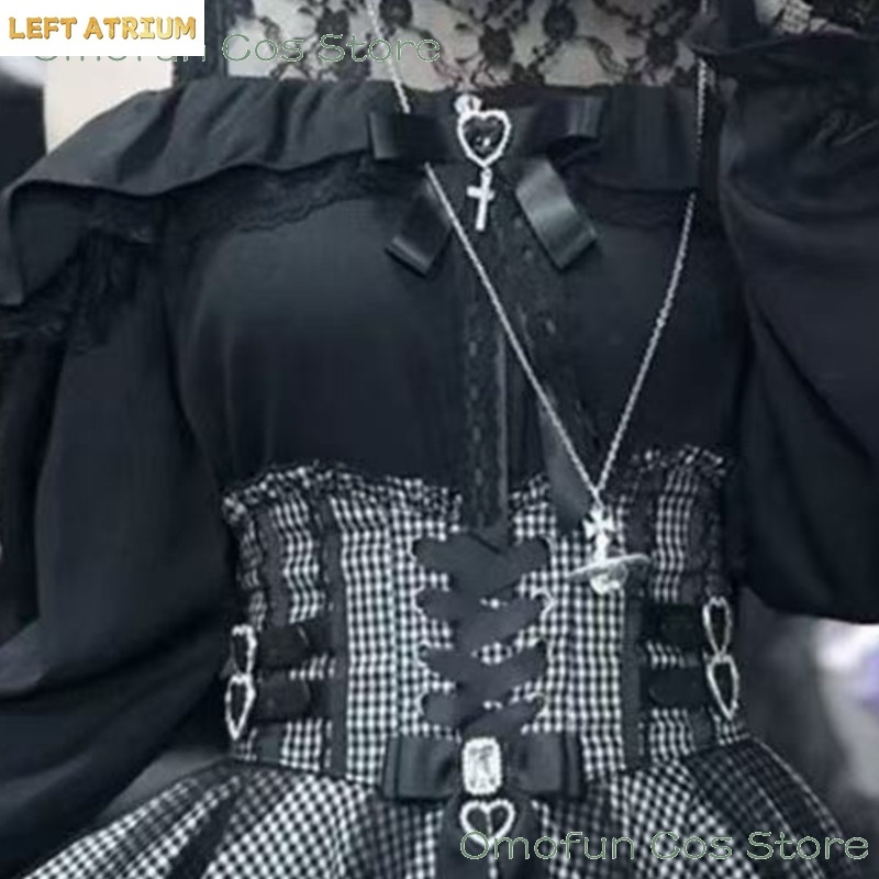 Jirai kei Lolita Dress Skirts  - đánh giá và giá Off Shoulder Blouse