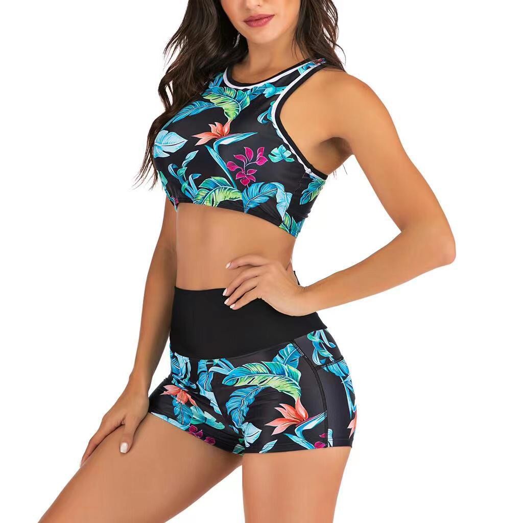 Y2K Bikini Woman Tankini With  - đánh giá và giá Halter Neck Top