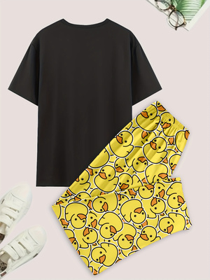 Men's casual pajama set, duck- - đánh giá và giá Summer Duck Clothing