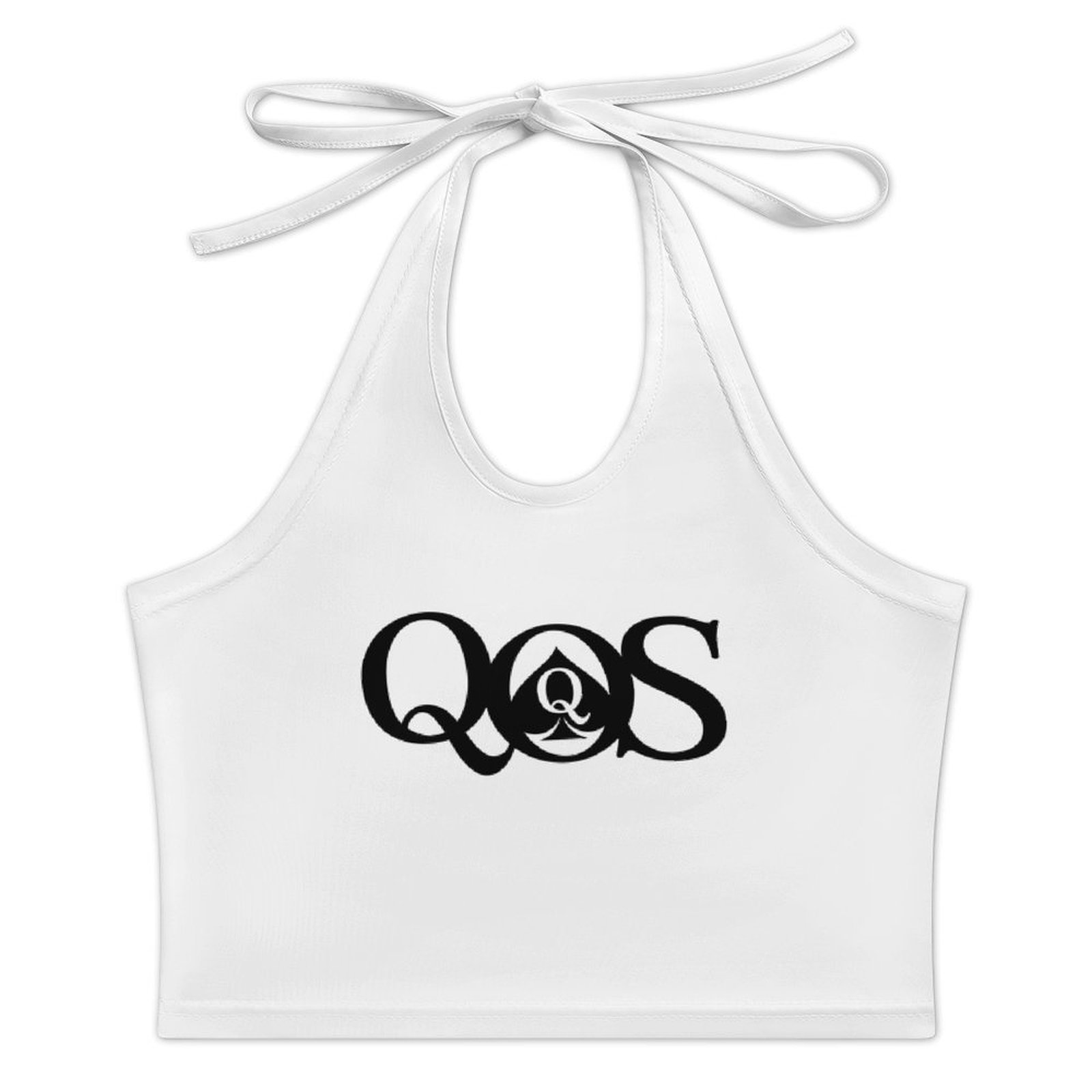 Women's QOS Print Tie Halter T - đánh giá và giá Halter Neck Top