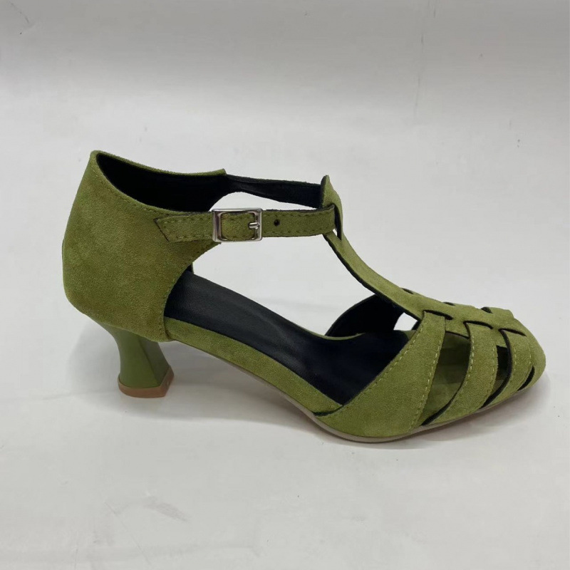 Women's Green Suede Kitten Hee - đánh giá và giá Summer Clothing Modest