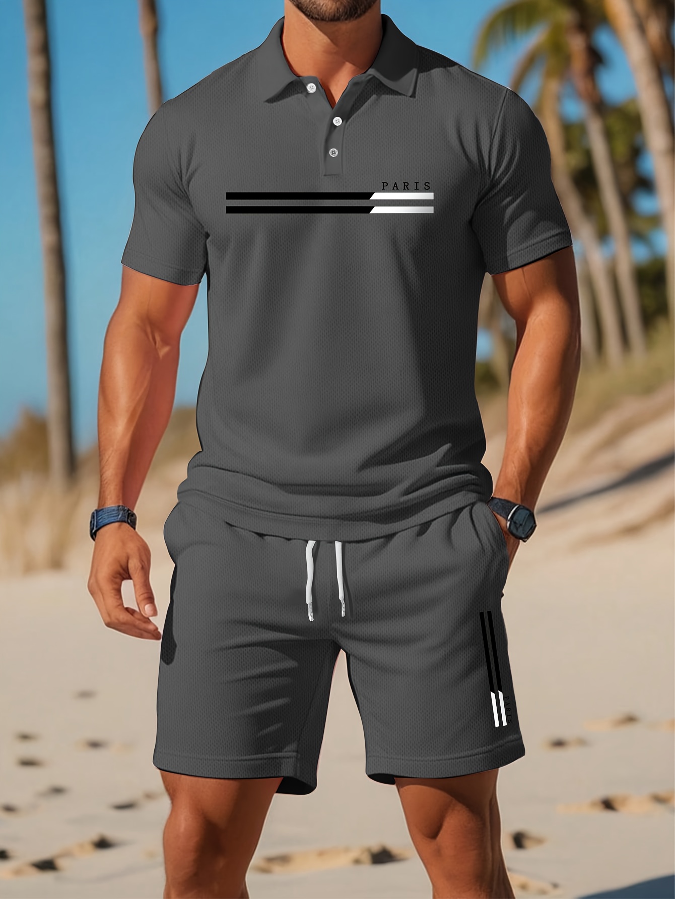 2026 Summer Men's Polo Set - 3 - đánh giá và giá Summer Clothing Shops