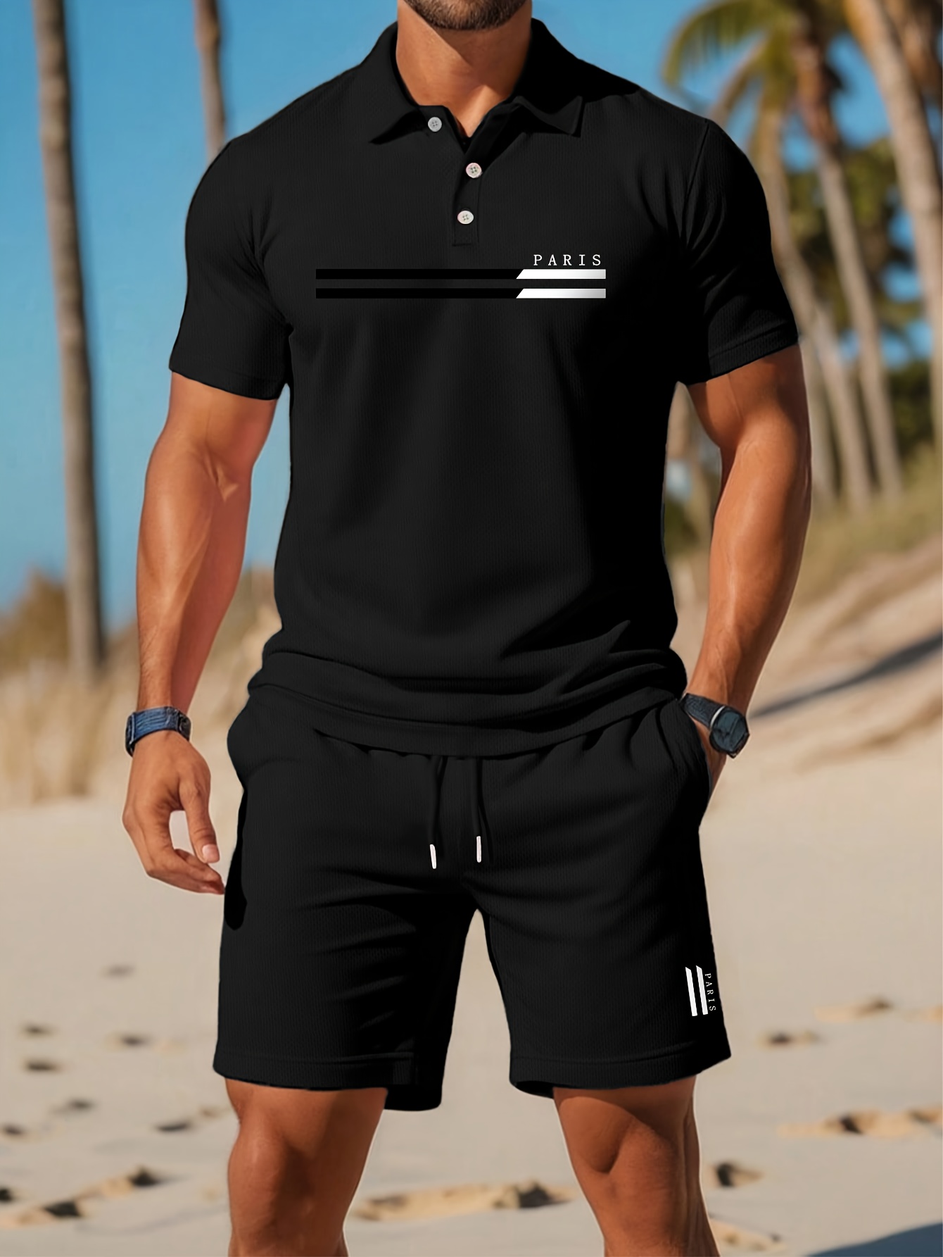 2026 Summer Men's Polo Set - 3 - đánh giá và giá Summer Clothing Shops