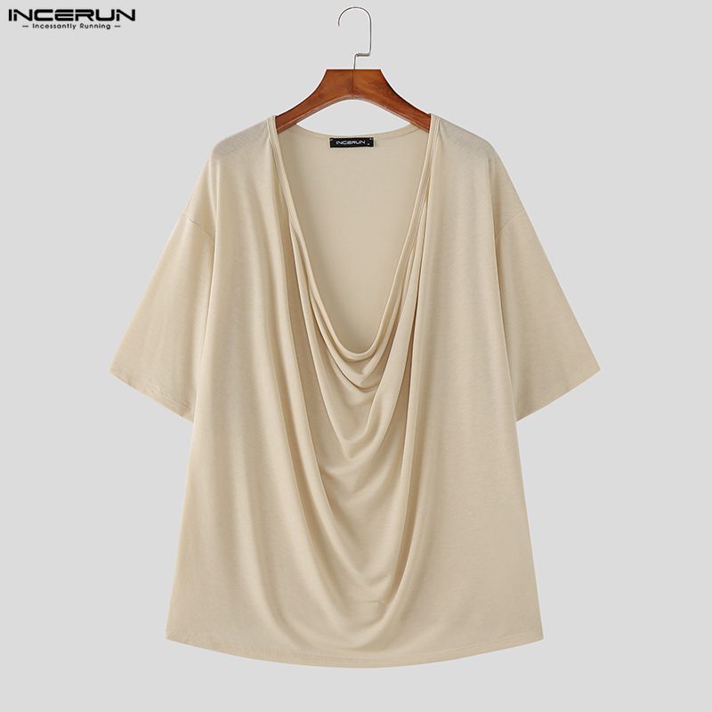 INCERUN Men T Shirt Solid Colo - đánh giá và giá Summer Clothing Colors 2026