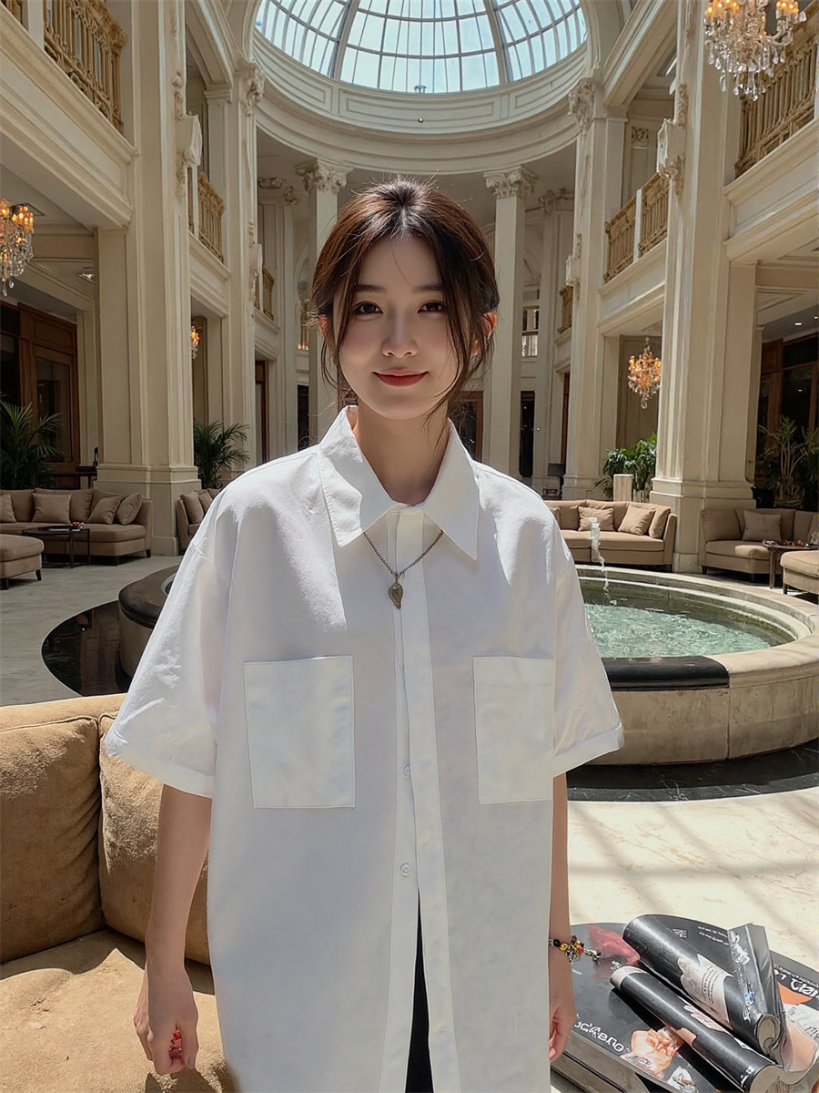 Short Sleeve Korean Style Shir - đánh giá và giá Summer Clothing Trends 2025