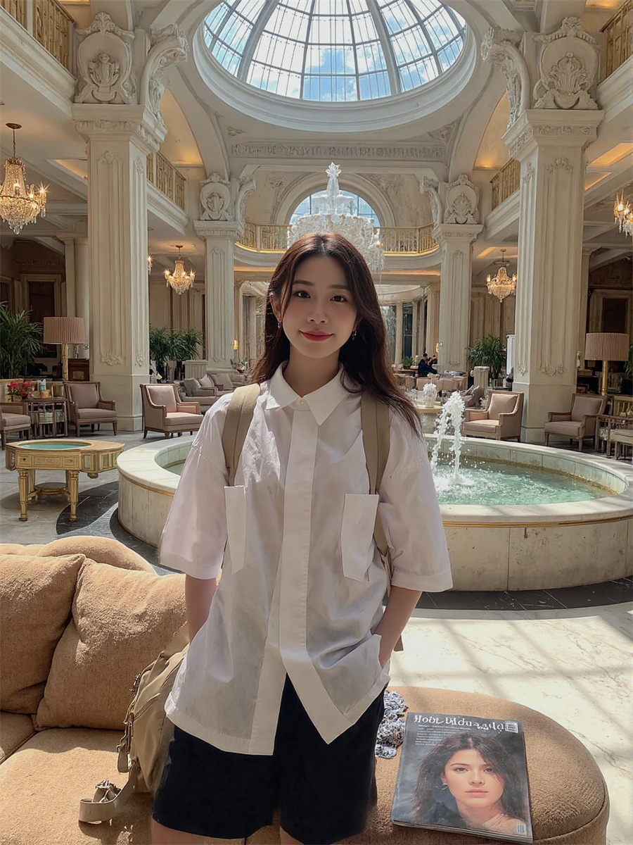 Short Sleeve Korean Style Shir - đánh giá và giá Summer Clothing Trends 2025