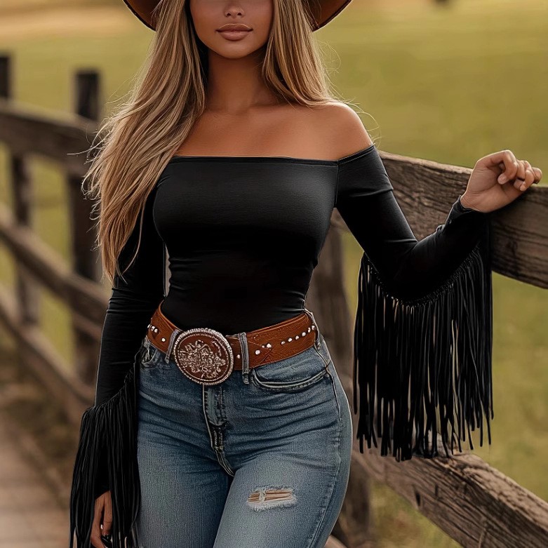 Women Clothes Longsleeve Blous - đánh giá và giá Off Shoulder Blouse
