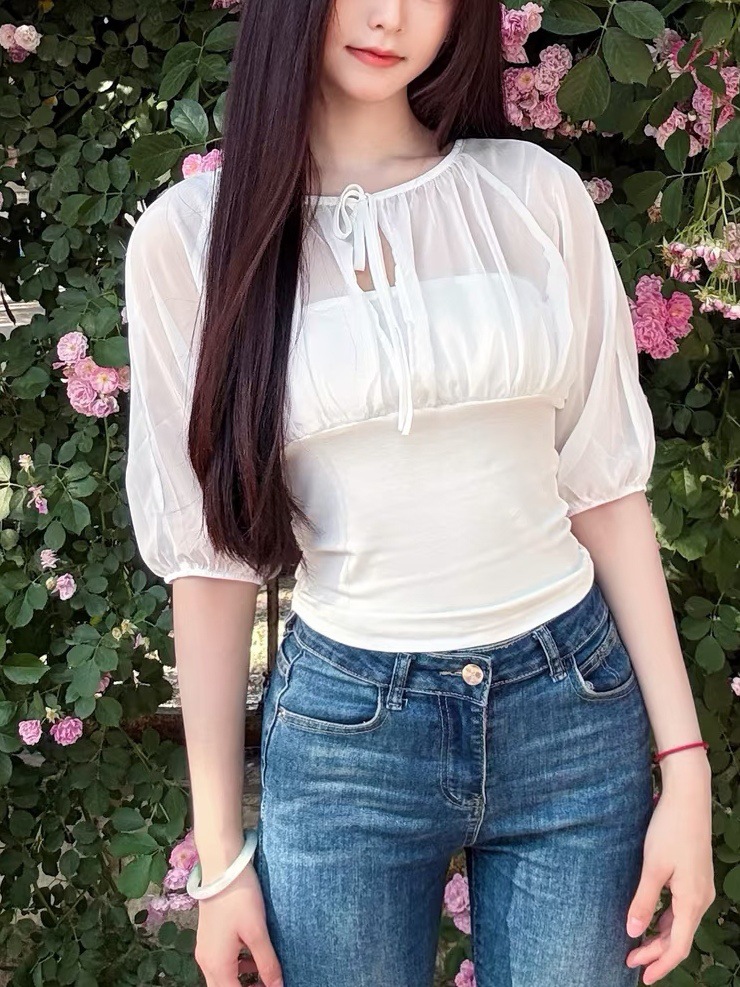 Mulberry Silk-Paneled Top with - đánh giá và giá Summer Clothing Shops
