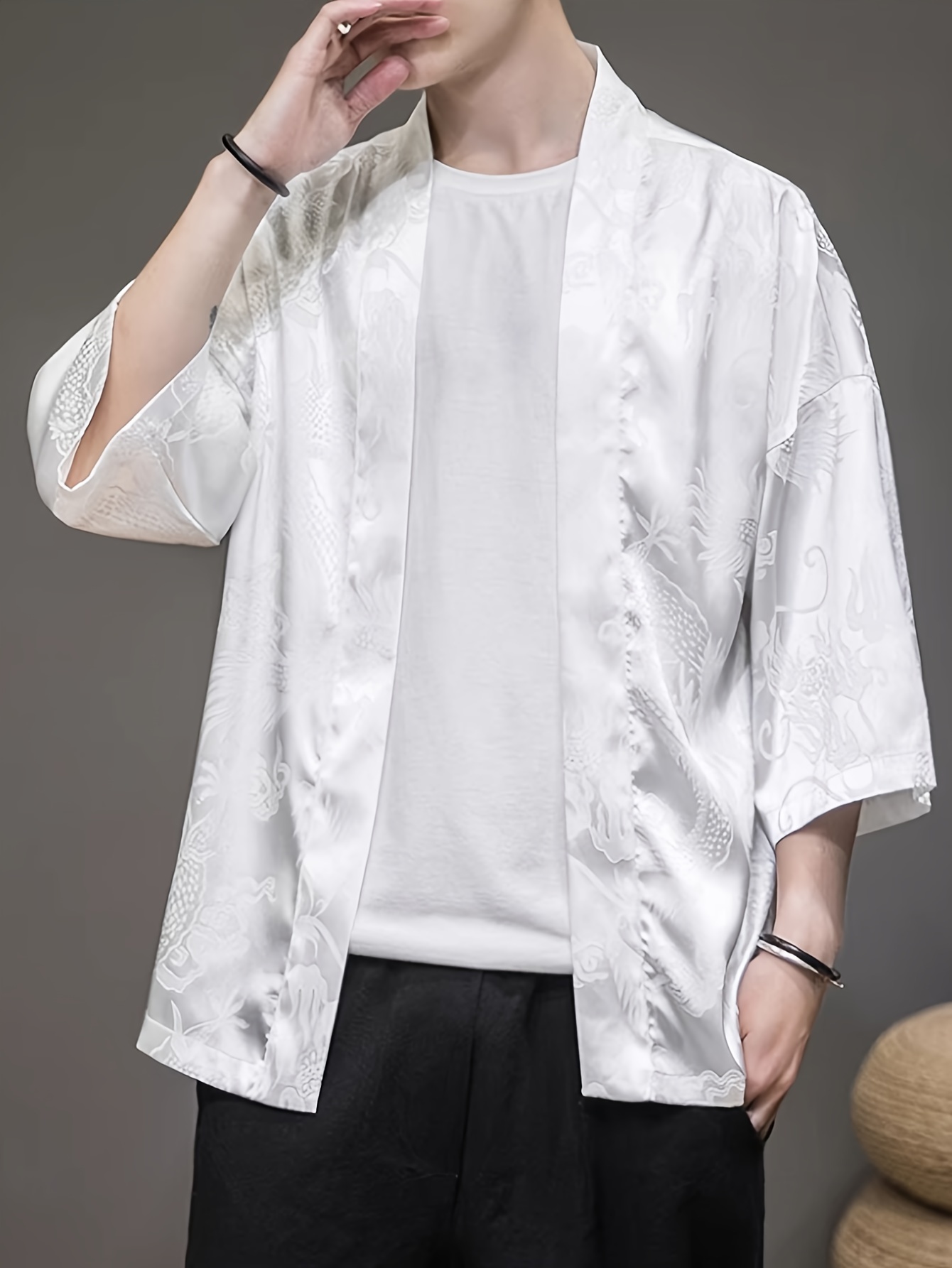 2026 Summer Men's Kimono 3D Pr - đánh giá và giá Summer Clothing Shops