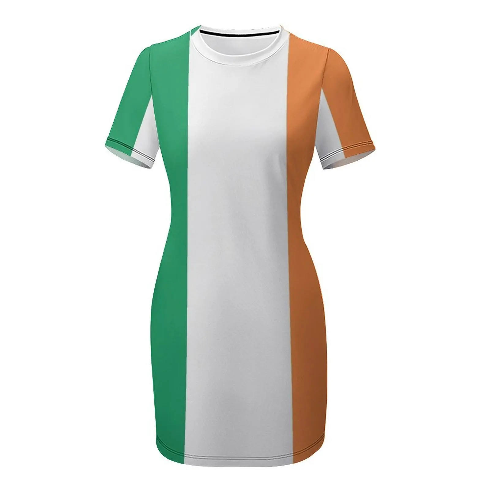 Ireland Flag Short-Sleeved Dre - đánh giá và giá Ireland Summer Clothing