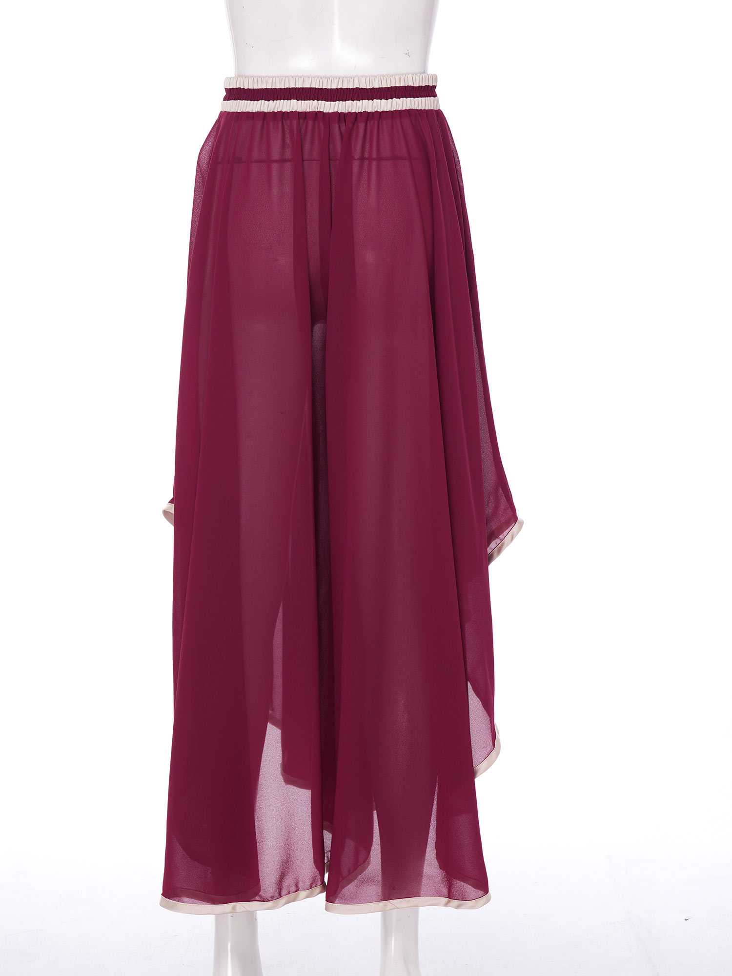 Women Flowy Chiffon Lyrical Da - đánh giá và giá Palazzo Pant Wide