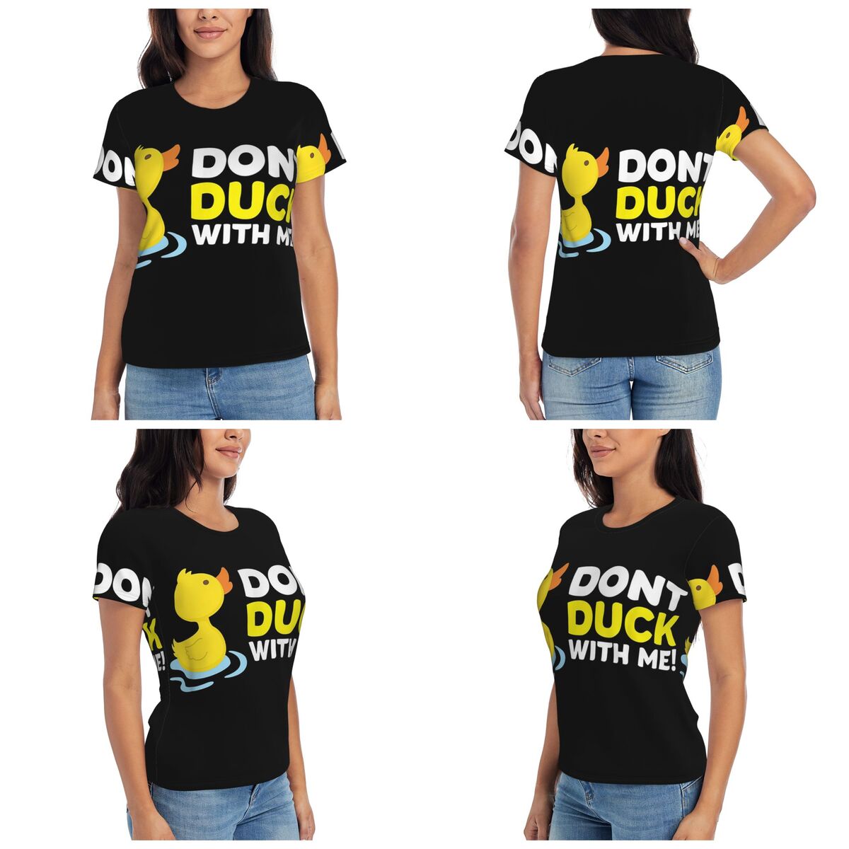 Duck Dont Rubber T-Shirt Women - đánh giá và giá Summer Duck Clothing
