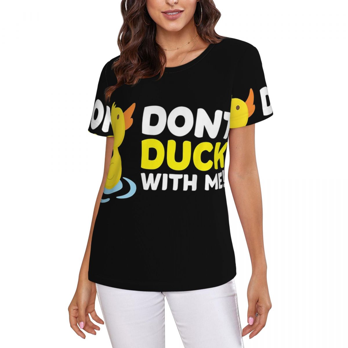 Duck Dont Rubber T-Shirt Women - đánh giá và giá Summer Duck Clothing