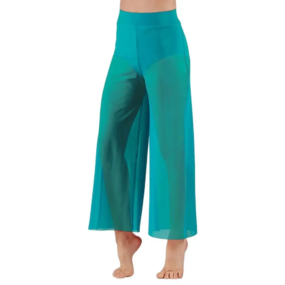 Lyrical Mesh Wide Leg Pants Mo - đánh giá và giá Palazzo Pant Wide