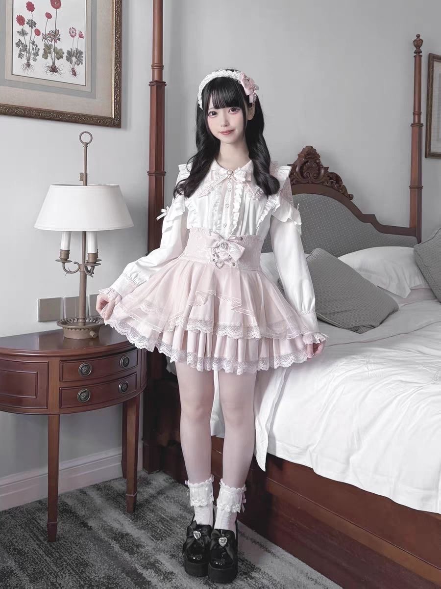 Harajuku Kawaii Skirt Sets Wom - đánh giá và giá Off Shoulder Blouse