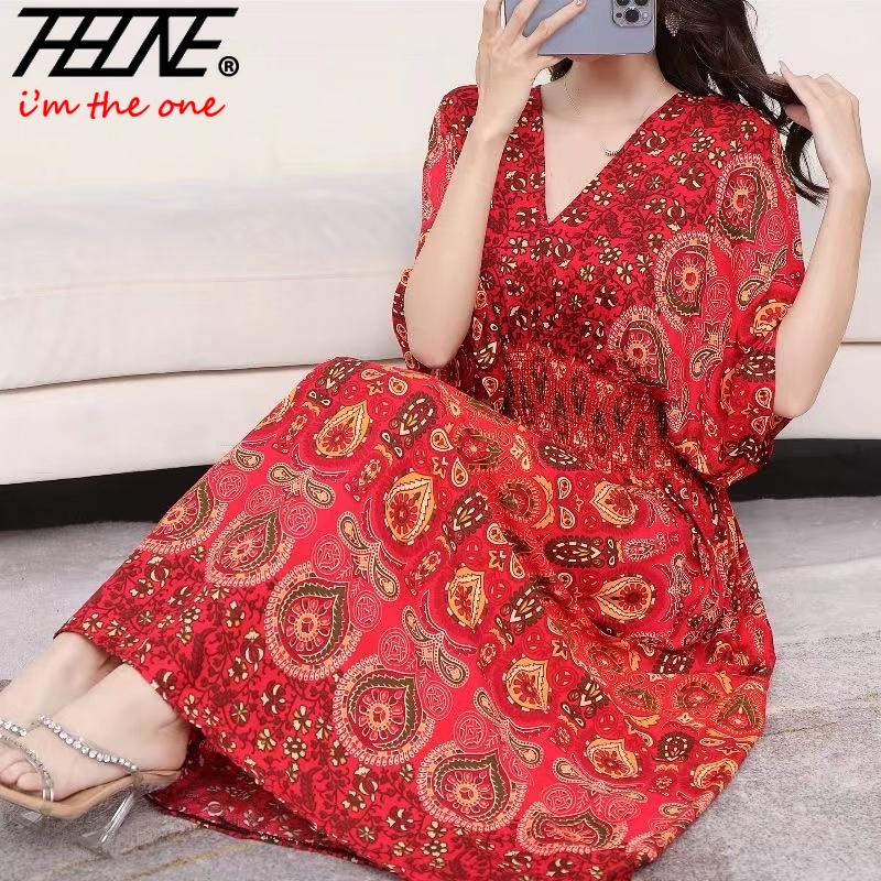 Women Dress Summer 2024 Maxi L - đánh giá và giá Indian Summer Vintage Clothing