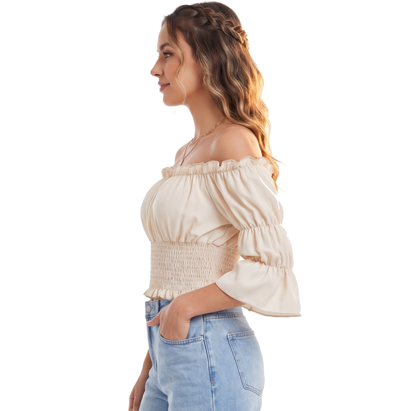 Renaissance Blouse Women Top w - đánh giá và giá Off Shoulder Blouse