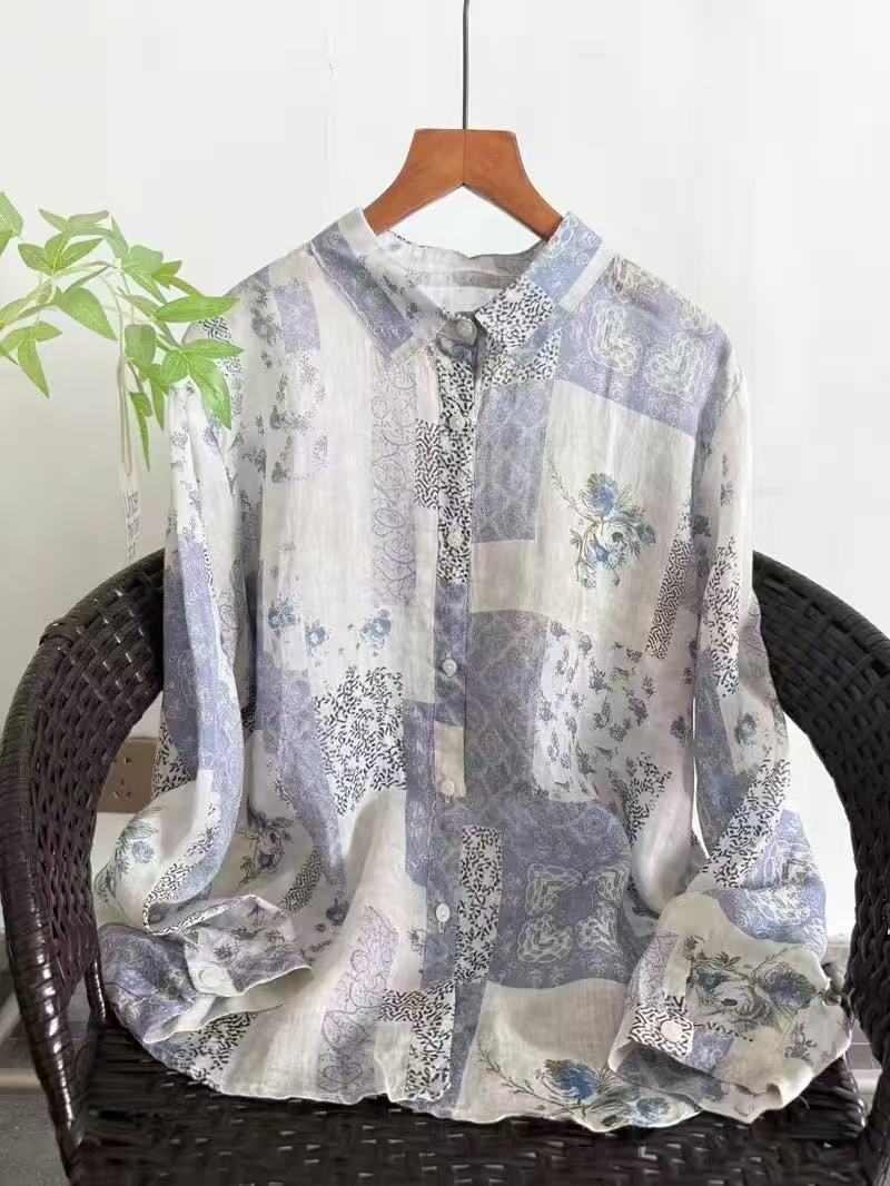100% Ramie linen shirts and bl - đánh giá và giá Vintage Summer Clothing Brand