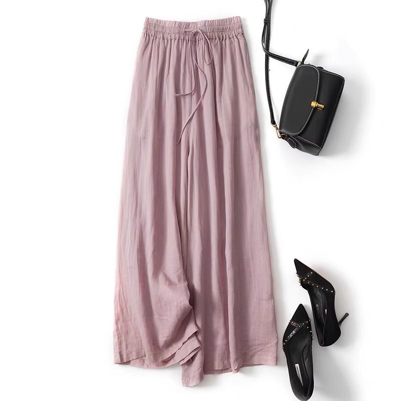 Double-Layer Cotton Linen Wide - đánh giá và giá Palazzo Pant Wide