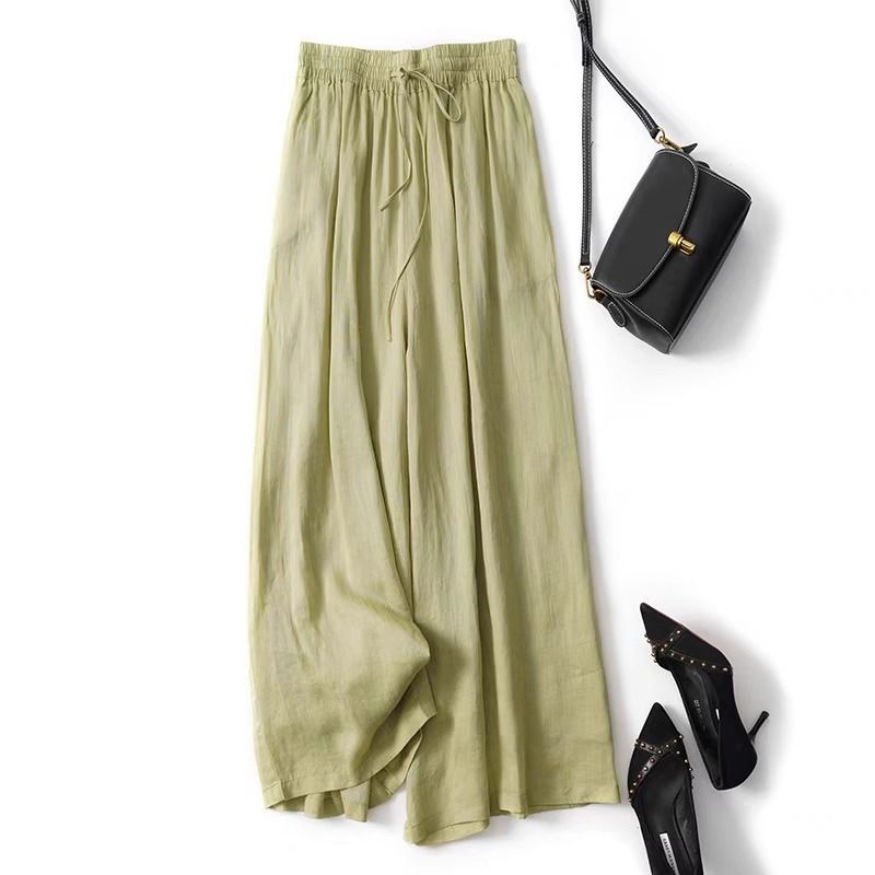Double-Layer Cotton Linen Wide - đánh giá và giá Palazzo Pant Wide