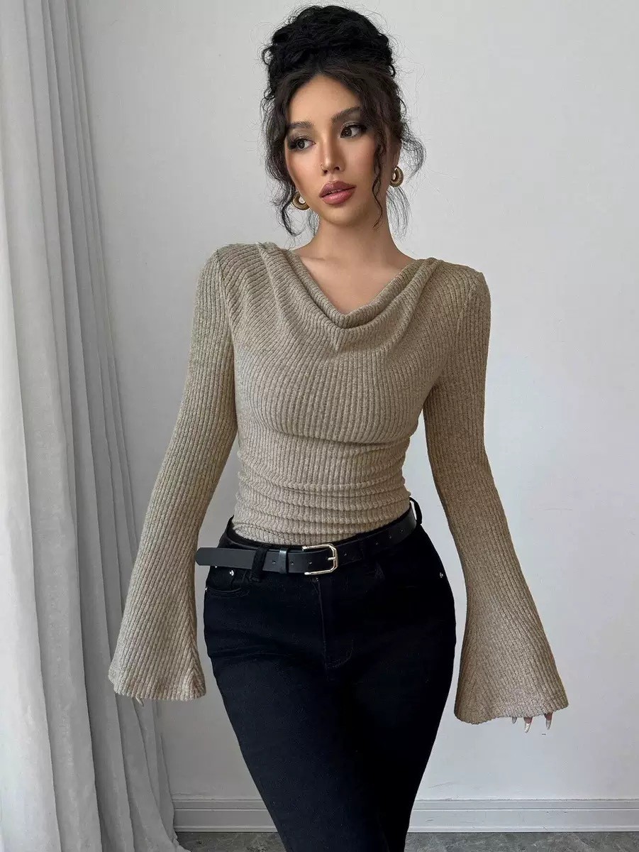 Women Blouse Off Shoulder Cowl - đánh giá và giá Off Shoulder Blouse