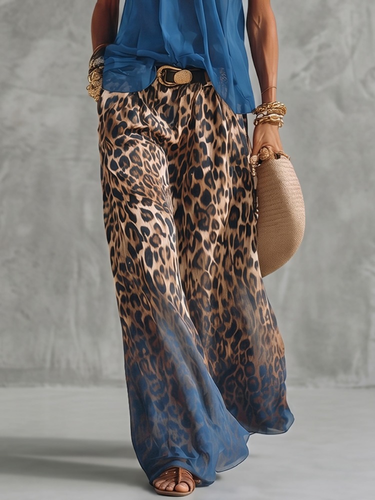 Yeezzi Women's Fashion Gradien - đánh giá và giá Palazzo Pant Wide