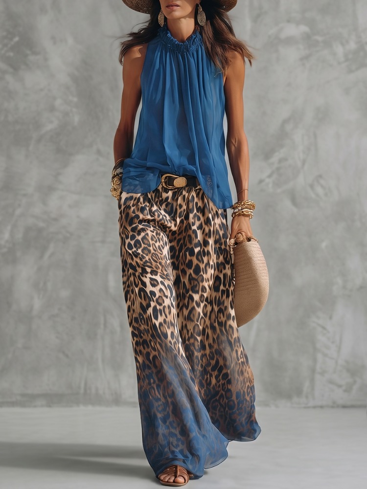 Yeezzi Women's Fashion Gradien - đánh giá và giá Palazzo Pant Wide