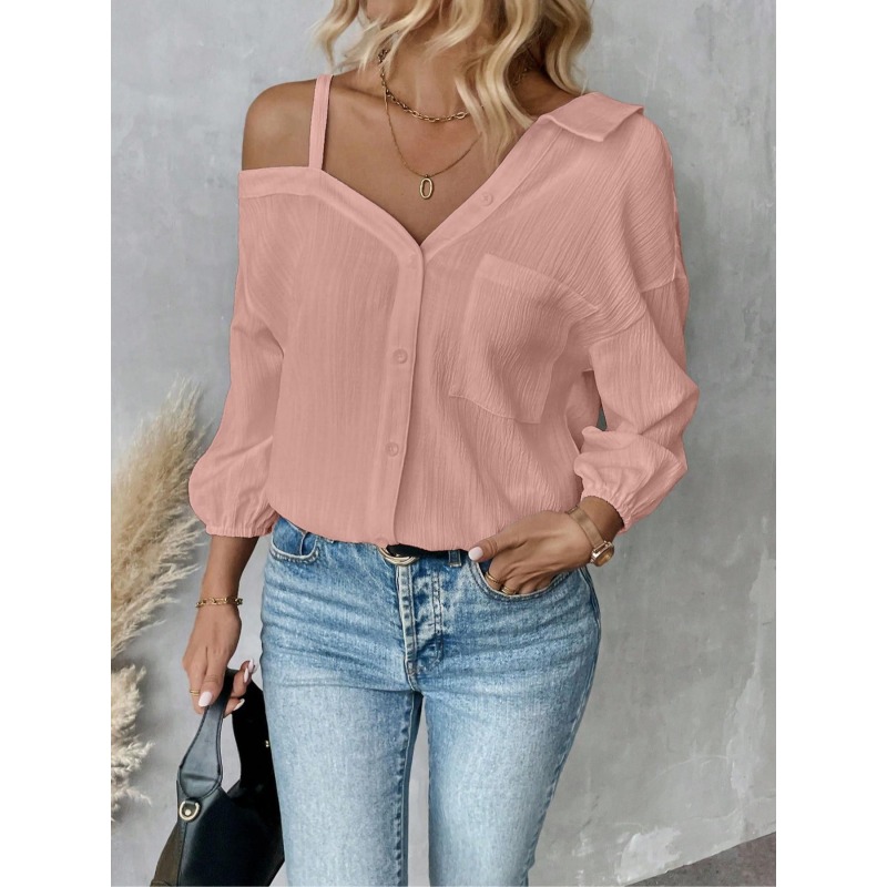 Plus Size1XL-5XL Women Blouses - đánh giá và giá Off Shoulder Blouse
