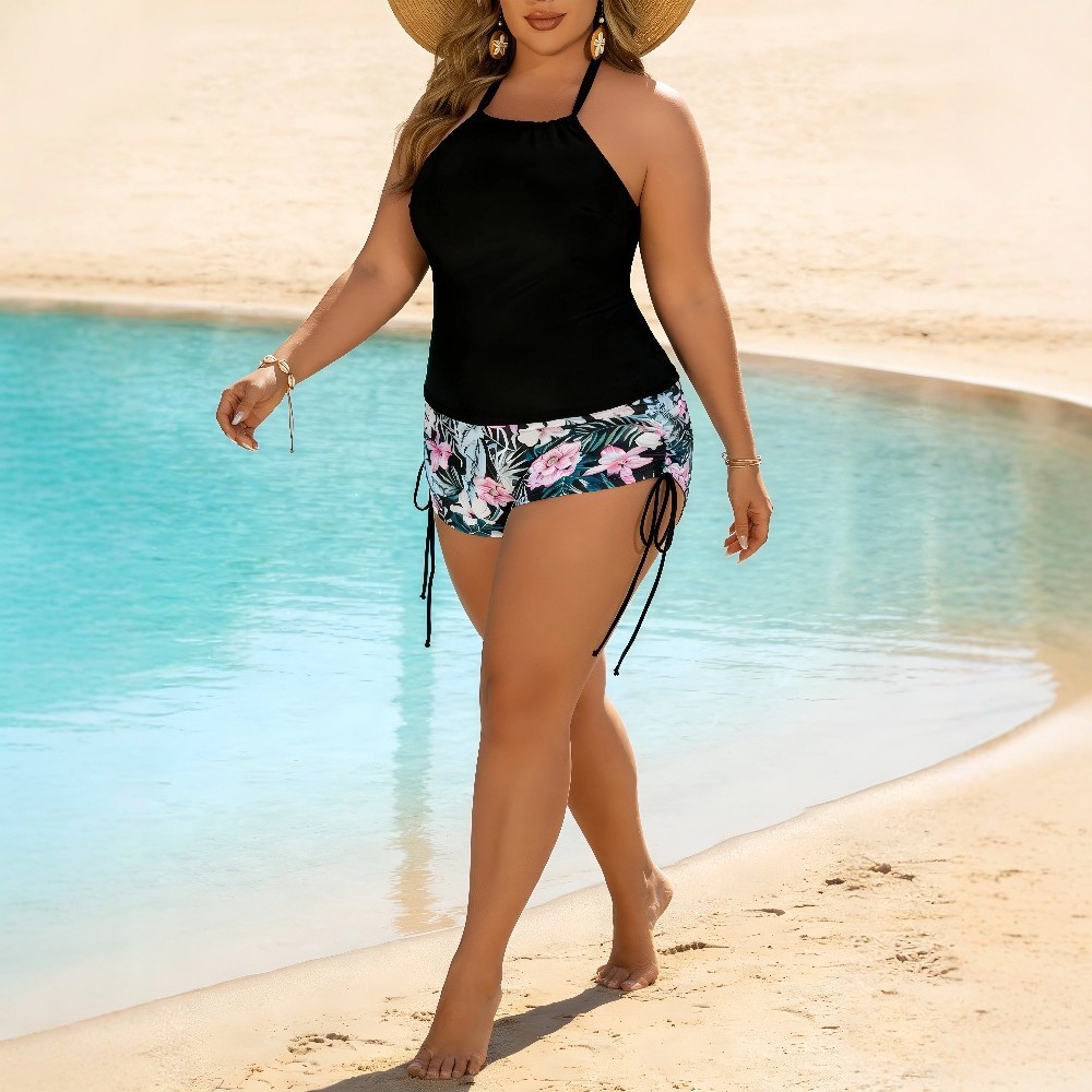 Swimwear 2026 Tankini With Sho - đánh giá và giá Halter Neck Top